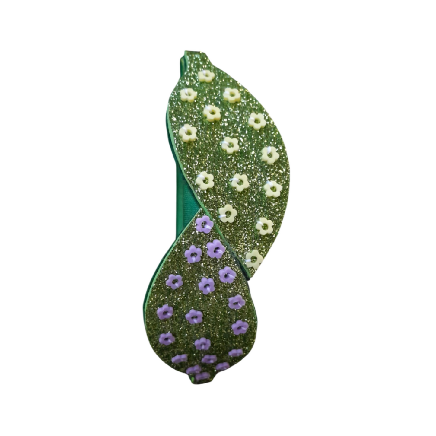Spring Double Leaf Headband for Girls – Handmade, Customizable & Nature-Inspired