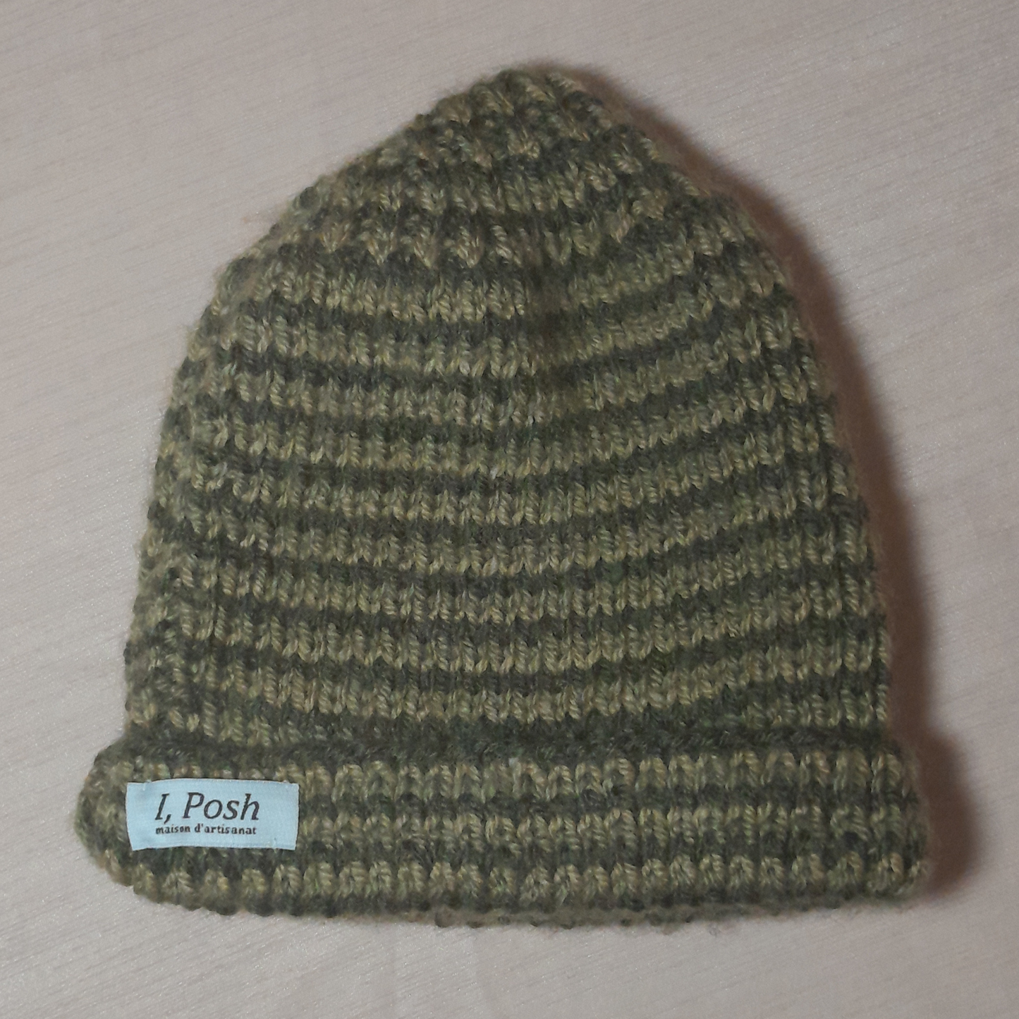 Classic Men’s Wool Beanie – Handmade in Olive, Forest & Herb Green | Warm Winter Essential