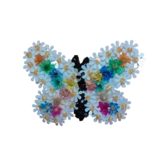 Sparkling Paillettes Butterfly Hair Clip for Girls – Cute Glitter Alligator Clip