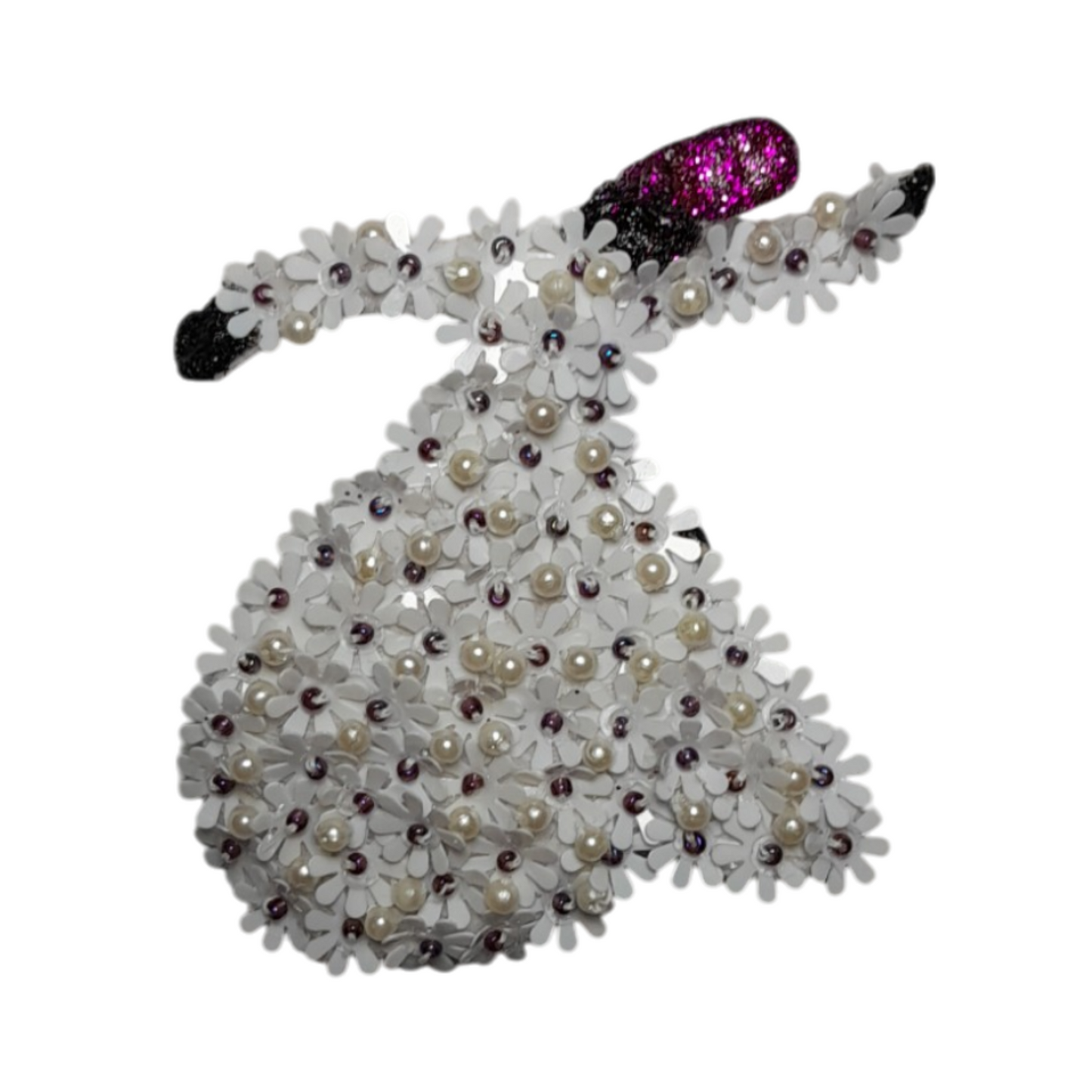 Colored Dervish Hair Clip – Sequins & Faux Pearl Barrette for Women & Girls