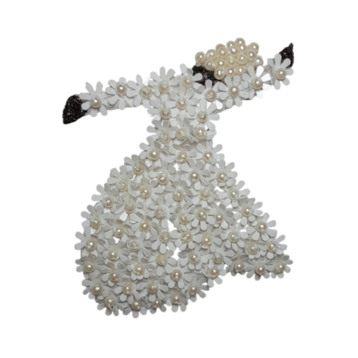 Colored Dervish Hair Clip – Sequins & Faux Pearl Barrette for Women & Girls
