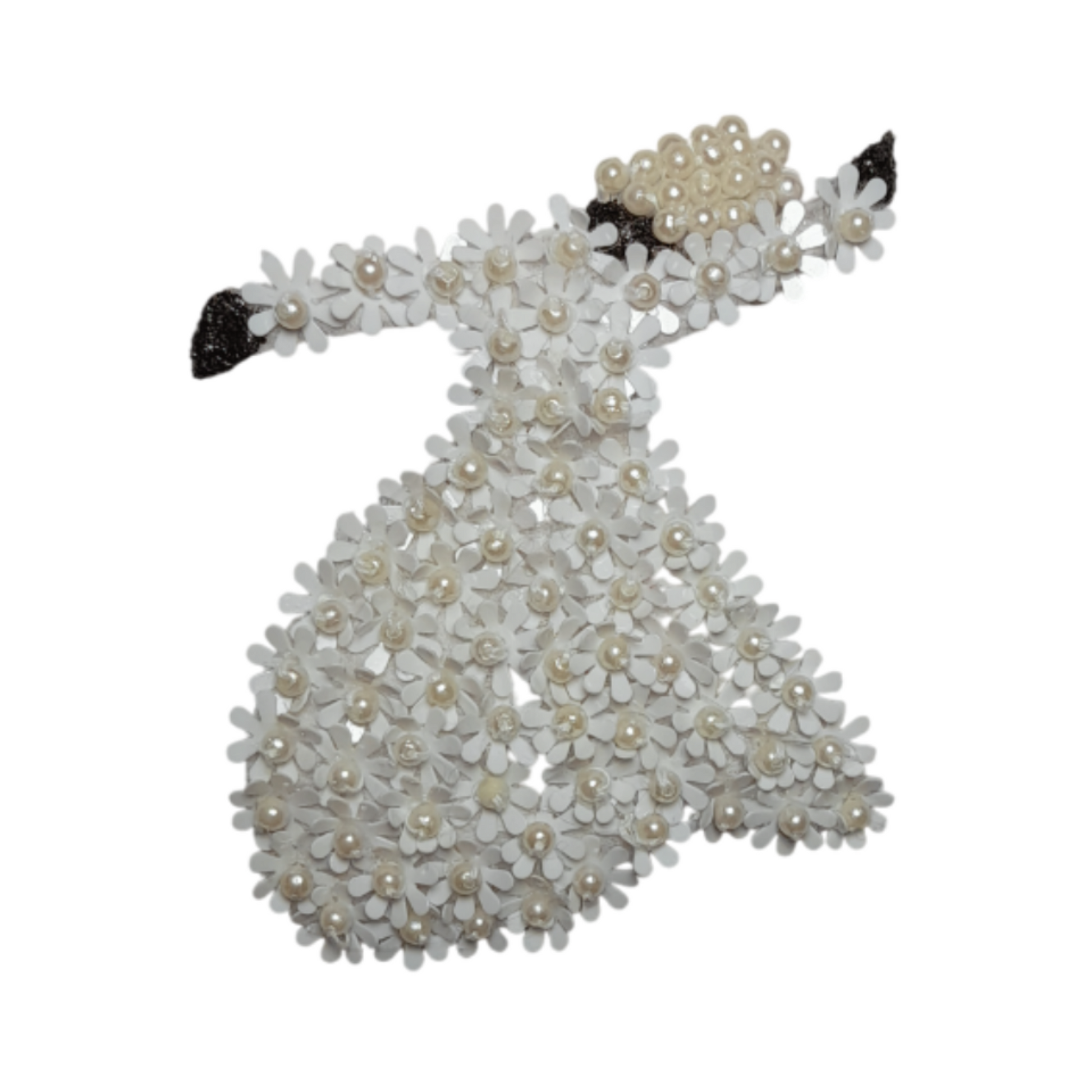 Colored Dervish Hair Clip – Sequins & Faux Pearl Barrette for Women & Girls