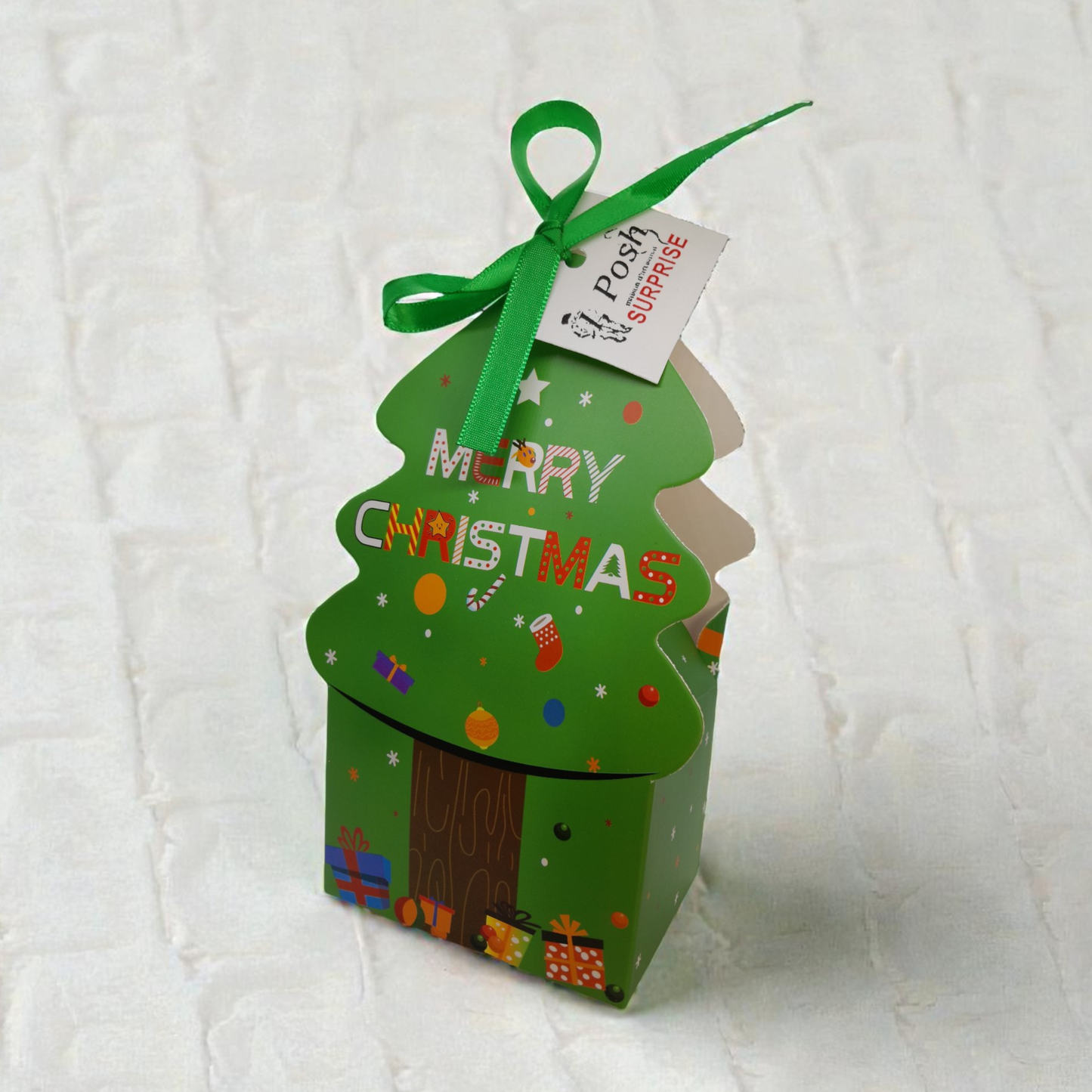 Kids Christmas Tree Mystery Box – Surprise Hair Accessories & 2 Bracelets for Girls