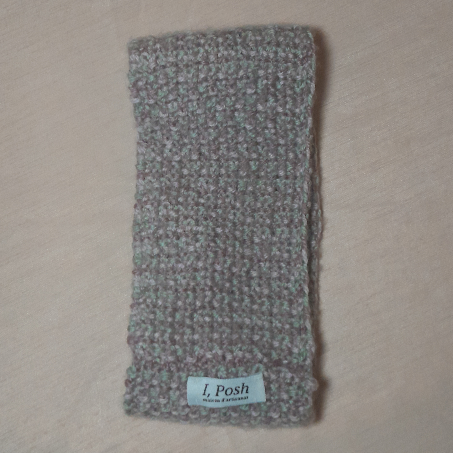 Avant-Garde Handmade Wool Headband for Girls – Lilac, Bois de Rose & Mint | Unique Fashion Accent