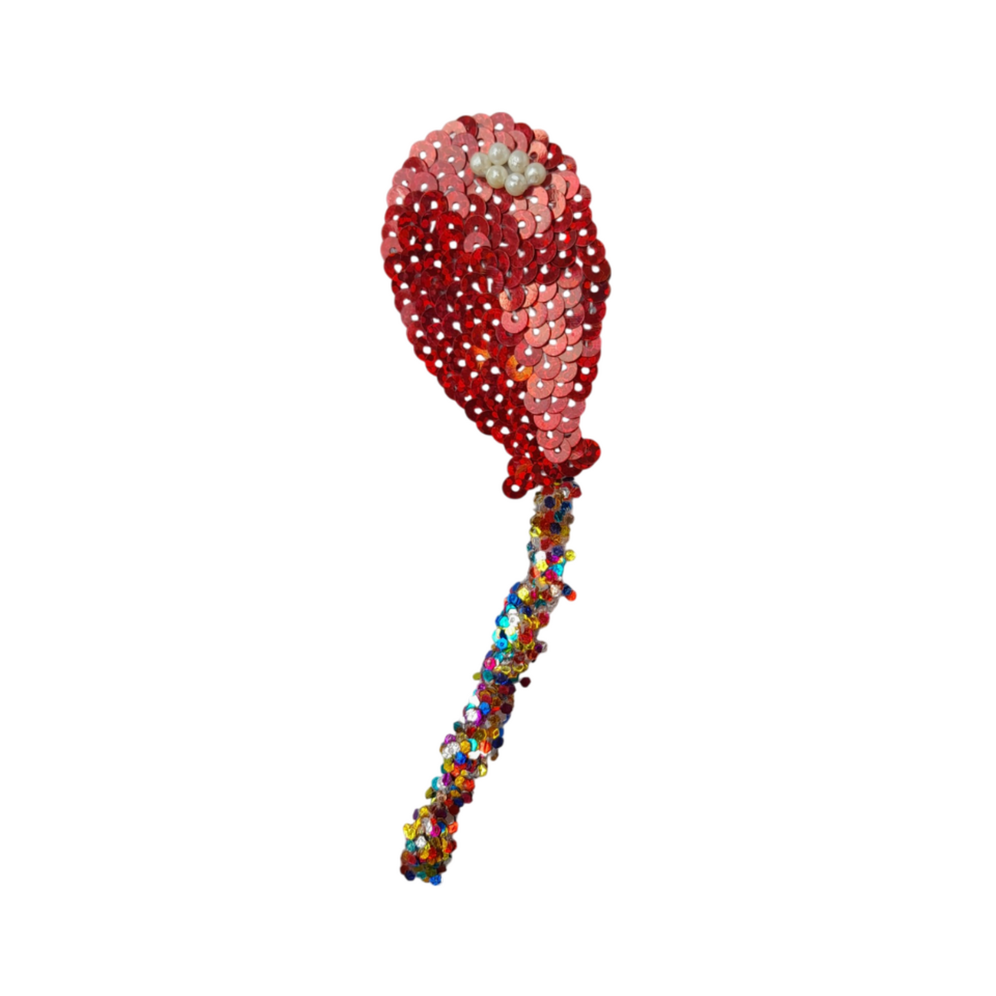 Festive Balloon Hair Clip for Girls – Glittery Paillettes Barrette in Multiple Colors