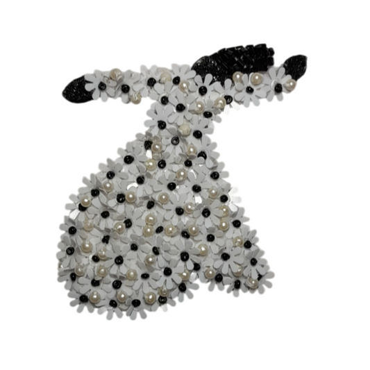 Colored Dervish Hair Clip – Sequins & Faux Pearl Barrette for Women & Girls
