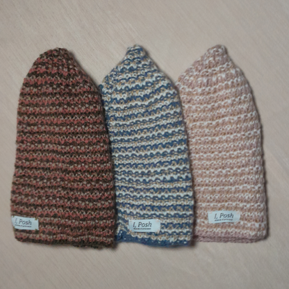 Signature Trio – Exquisite Gift Box of Three Personalized Beanies Inspired by Timeless Friendship and the Beauty of Family Connections