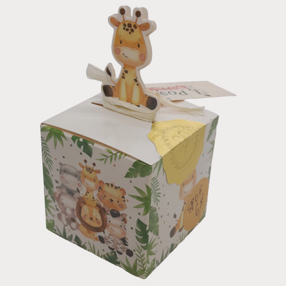 Zoo Animals Mystery Surprise Box for Girls – Handmade Bracelets, Hair Ties & Hair Pins | Fun Kids Fashion Accessories